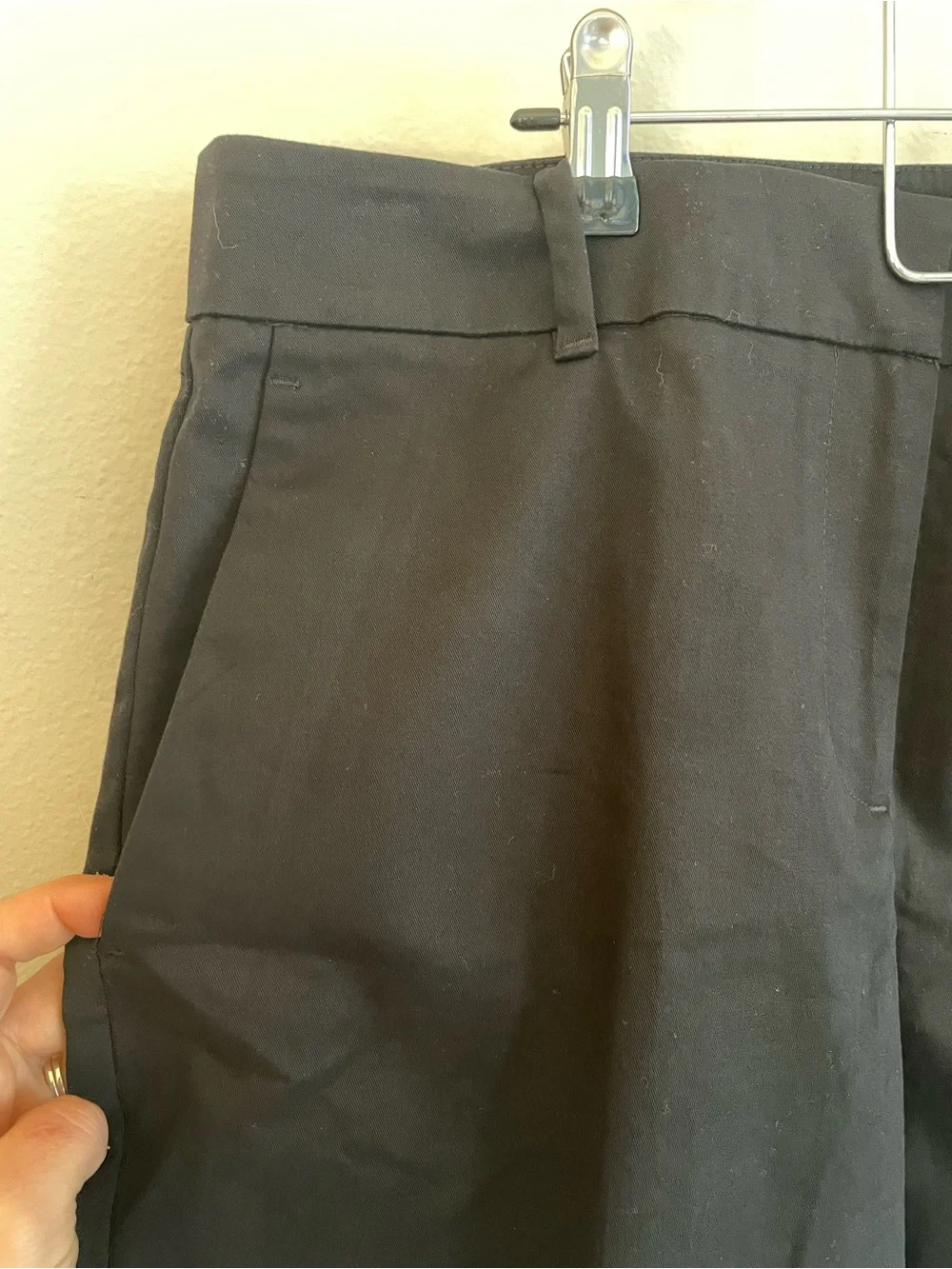 Ann Taylor Black Tailored Shorts